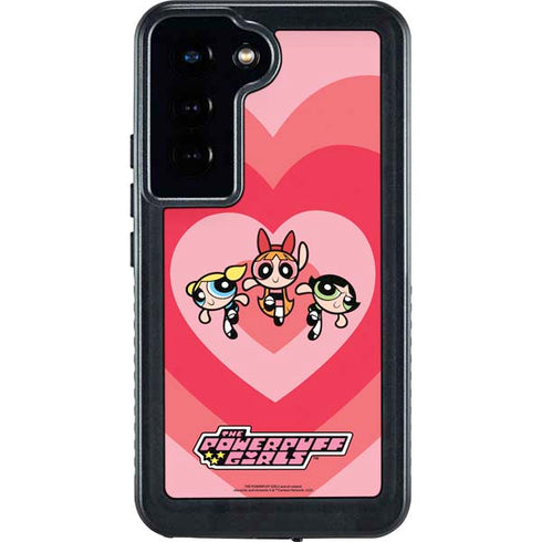 Cartoon Network Powerpuff Girls Hearts Galaxy S24 Waterproof Case